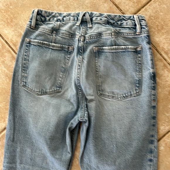 Good American Good Icon High Rise Denim Straight Jeans GI828T Women's size 8/29 - Picture 9 of 11